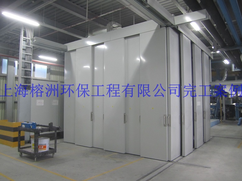 阿姆斯壮破碎机四面可移动隔声房工程